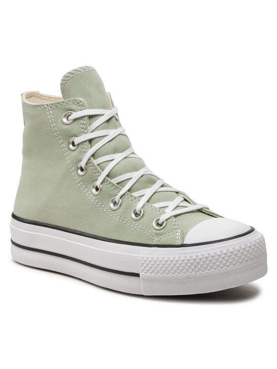 Converse Tenisice Converse Chuck Taylor All Star Lift Platform Hi A03541C Zelena