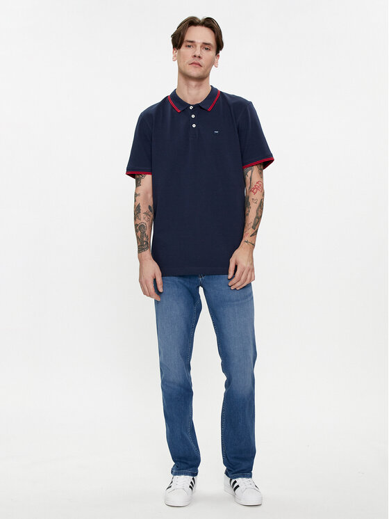 Wrangler Wrangler Polo 112350403 Tamnoplava Regular Fit
