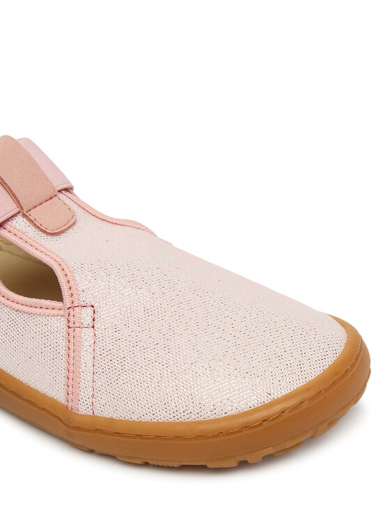Froddo Тапочки Froddo Barefoot Canvas T-Bar G1700439-2 D Рожевий
