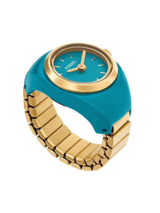 Fossil Pulkstenis Fossil Watch Ring ES5415 Tirkīzs