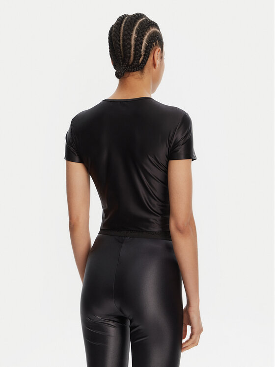 Versace Jeans Couture Versace Jeans Couture Футболка 78HAH6A2 Чорний Slim Fit