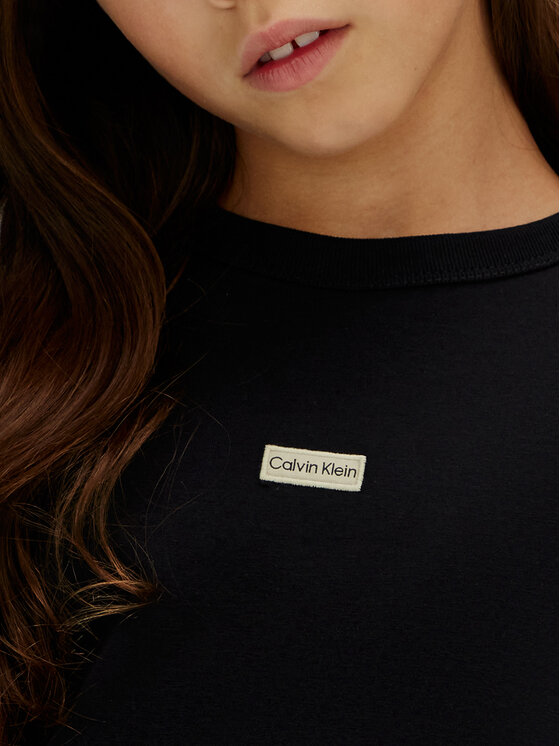 Calvin Klein Jeans Calvin Klein Jeans Camiseta Folded Logo IG0IG03063 Negro Regular Fit