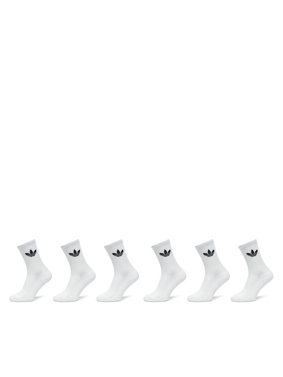 adidas Довгі шкарпетки adidas Trefoil Cushion IJ5619 Білий