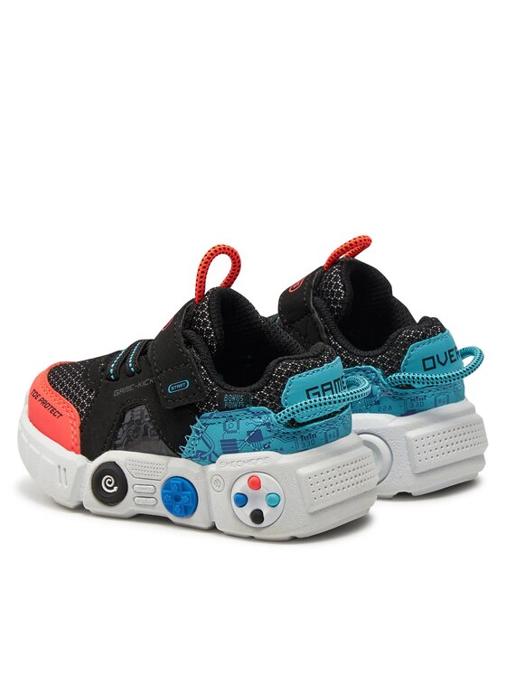 Skechers Sneakersy Skechers Lil Gametronix 402262N/BKMT Černá