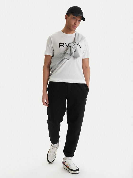 RVCA RVCA Camiseta Big M420VRBI Blanco Slim Fit
