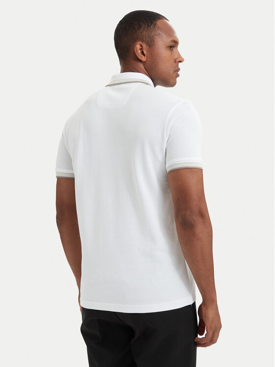 BOSS BOSS Polo marškinėliai Paddy 50469055 Balta Regular Fit