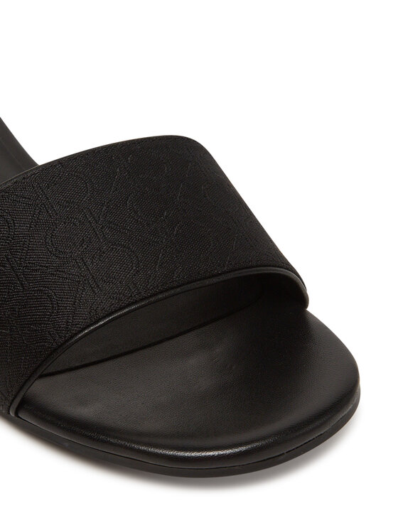 Calvin Klein Ciabatte Calvin Klein Flat Slide Jacq HW0HW02389 Nero