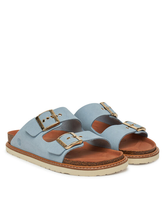 Genuins Şlapi Genuins Hawaii Velour G106252 Albastru celest