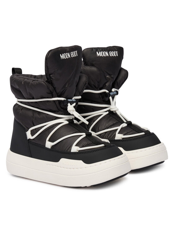 Moon Boot Снігоходи Moon Boot Jr Park lace Mid 80D3440070 D Чорний