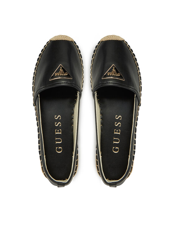 Guess Espadrilky Guess FLJLND LEA14 Čierna