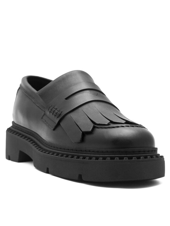 Badura Loafersy Badura SINES-23FW110-V Czarny