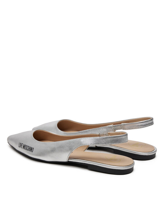 LOVE MOSCHINO Балетки LOVE MOSCHINO JA11021G1MIF0902 Срібний