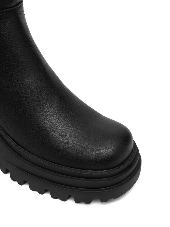 Buffalo Μπότες Buffalo Bravr Chelsea Hi 1220076 Μαύρο