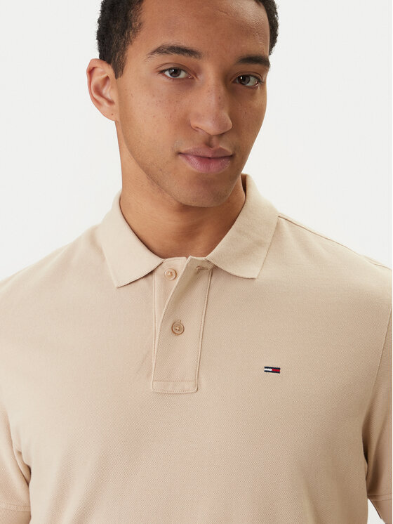 Tommy Jeans Tommy Jeans Polo DM0DM22711 Beis Regular Fit