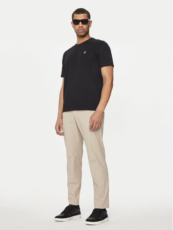 Guess Guess Футболка M4YI0A KCCM1 Чорний Regular Fit