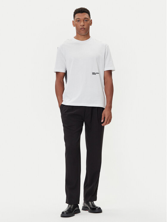 Karl Lagerfeld Jeans Karl Lagerfeld Jeans Camiseta A4M17030 Blanco Relaxed Fit