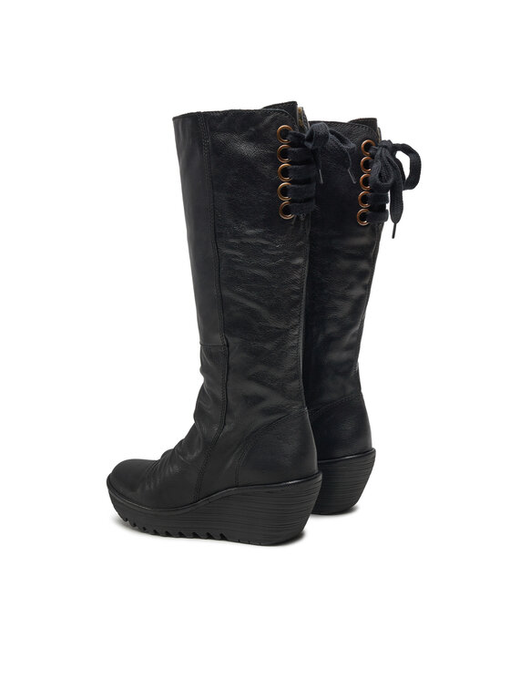 Fly London Čižmy Fly London Yust P500327029 Čierna