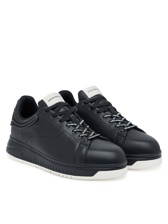 Emporio Armani Снікерcи Emporio Armani EM003663 AF18212 MC105 Чорний