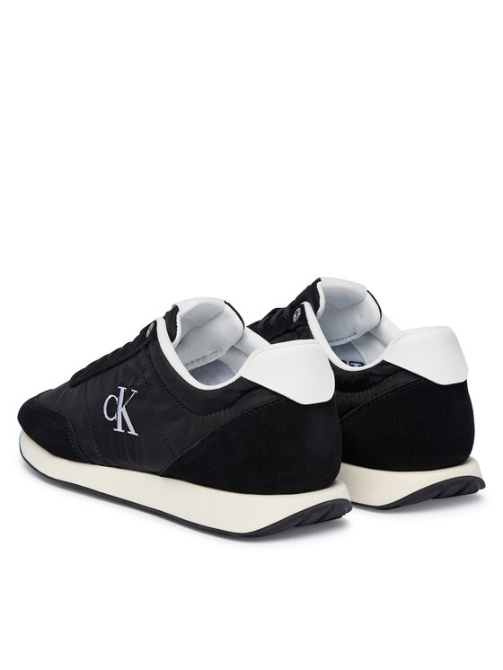 Calvin Klein Jeans Sneakersy Calvin Klein Jeans Retro Runner Ess Mix Mat YM0YM01361 Černá