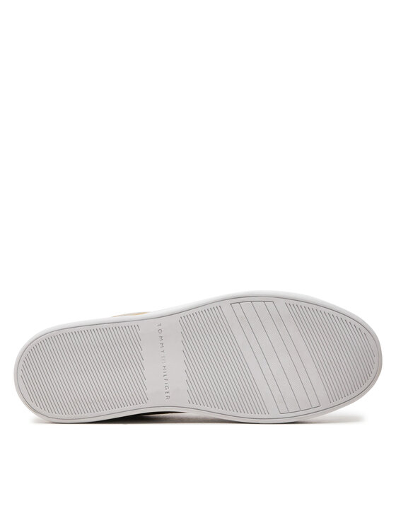 Tommy Hilfiger Sneakers Tommy Hilfiger Th Platform Court Sneaker Gld FW0FW08073 Bianco