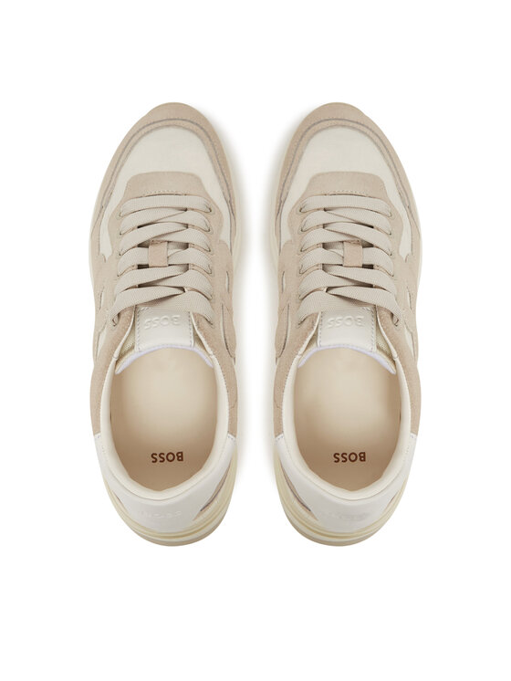 BOSS Sneakersy BOSS Skylar Runn 50541600 Béžová