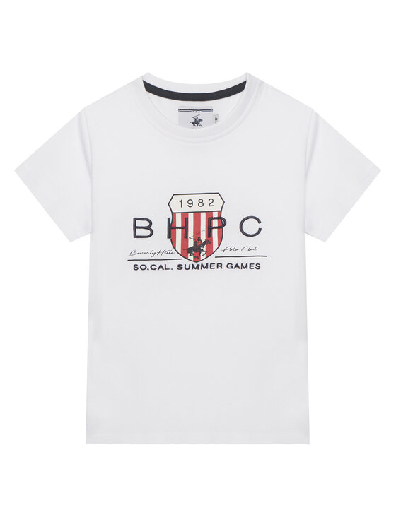 Beverly Hills Polo Club Beverly Hills Polo Club Футболка P-SS26B-TS414011 Білий Regular Fit