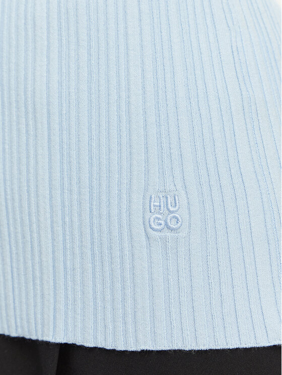 HUGO HUGO Top Sarepla 50539890 Azul claro Slim Fit