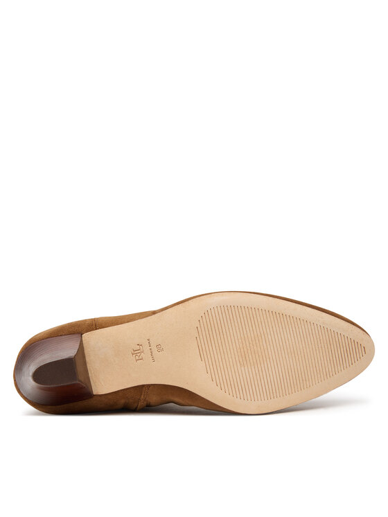 LAUREN RALPH LAUREN Kozačky LAUREN RALPH LAUREN Emersyn 802P15715002 Hnědá
