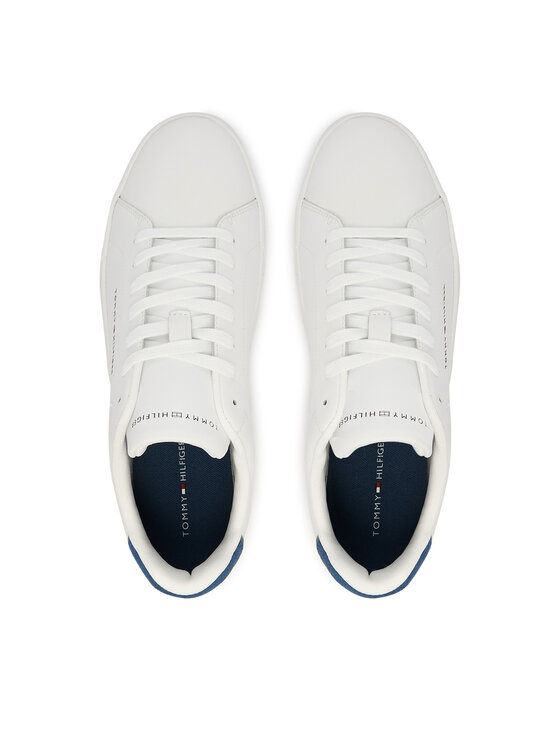 Tommy Hilfiger Zapatillas Tommy Hilfiger Th Court Lth Detail Ess FM0FM05367 Blanco
