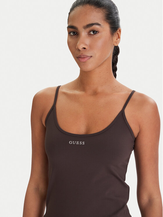 Guess Guess Top V6RP14 KD952 Marrón Slim Fit