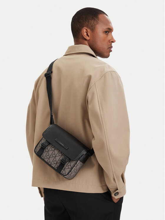 Calvin Klein Saszetka Calvin Klein Mixed Emblem Aop LV04D3451G Beżowy