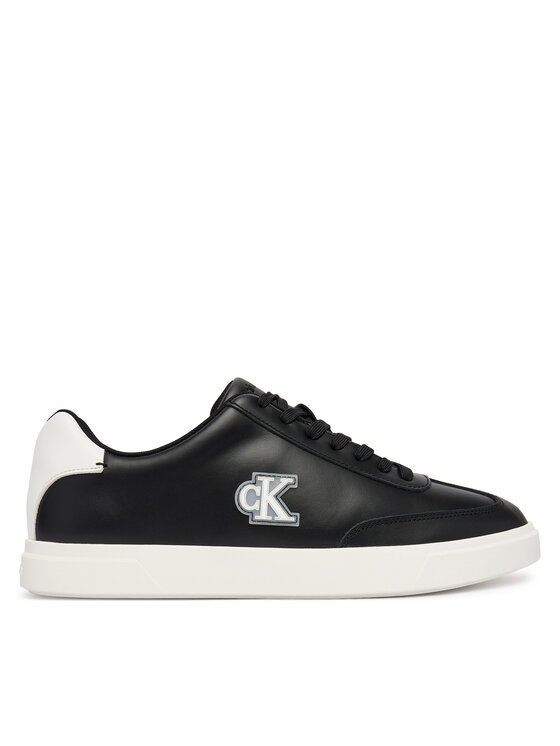 Calvin Klein Superge Calvin Klein Low Prof Cupsole Emb Lth HM0HM02124 Črna