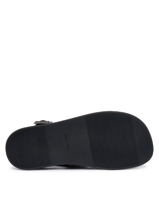 Calvin Klein Basutės Calvin Klein Webbing Back Strap HM0HM02095 Juoda