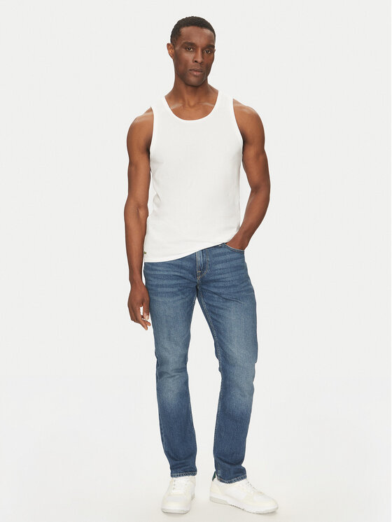 Lacoste Lacoste Berankovių marškinėlių komplektas TH9009 Balta Regular Fit
