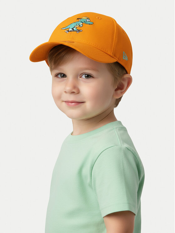 New Era Kapa s šiltom New Era Jr Dinosaur 9FORTY 60595418 Rumena