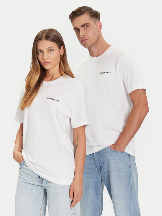 Guess Jeans Guess Jeans Футболка M5BI78 K8FQ4 Білий Regular Fit