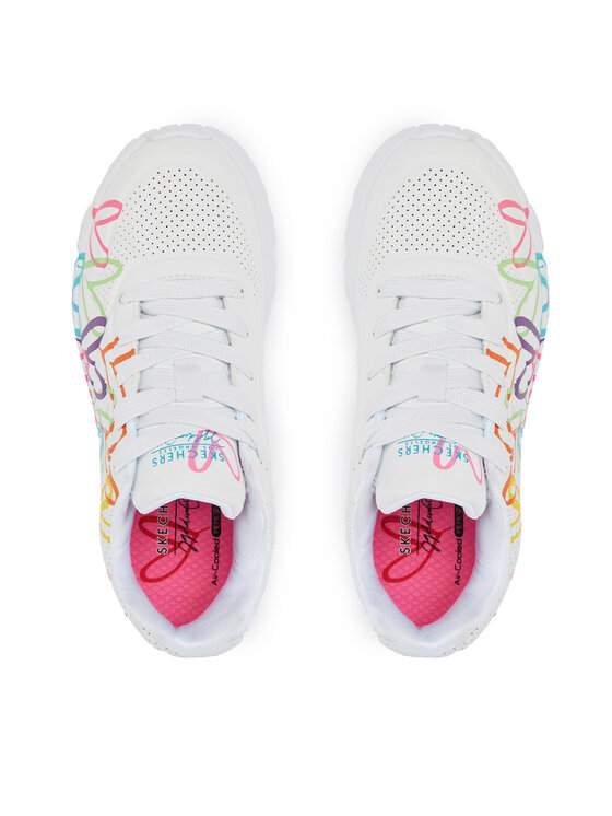 Skechers Снікерcи Skechers Uno Lite Spread The Love 314064L/WML Білий