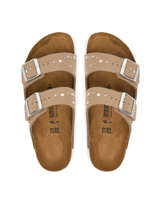 Birkenstock Чехли Birkenstock Arizona Rivet 1031708 D Бежов