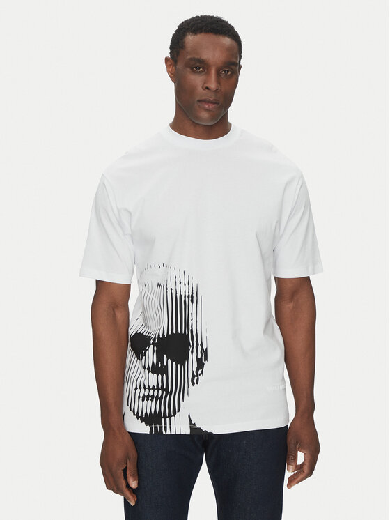 KARL LAGERFELD KARL LAGERFELD Marškinėliai 755240 552225 Balta Oversize