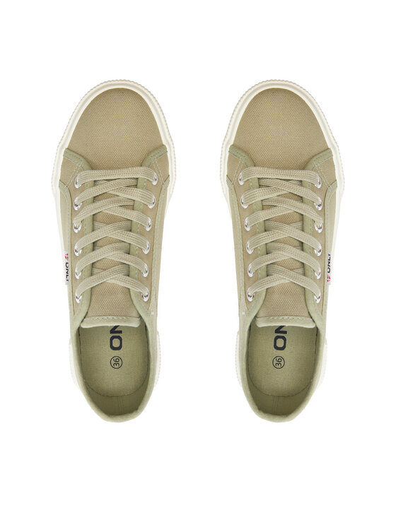 ONLY Shoes Снікерcи ONLY Shoes Nicola 15318098 Зелений