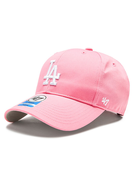 47 Brand Šiltovka 47 Brand MLB Los Angeles Dodgers Raised Basic '47 MVP B-RAC12CTP-RSA Ružová