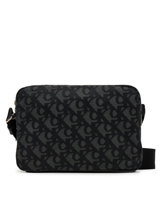Calvin Klein Válltáska Calvin Klein Unstructured Monogram Camera Bag LV04G3179G Fekete