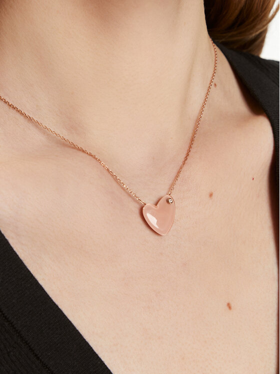 Skagen Náhrdelník Skagen SKJ1803791 Ružové zlatenie