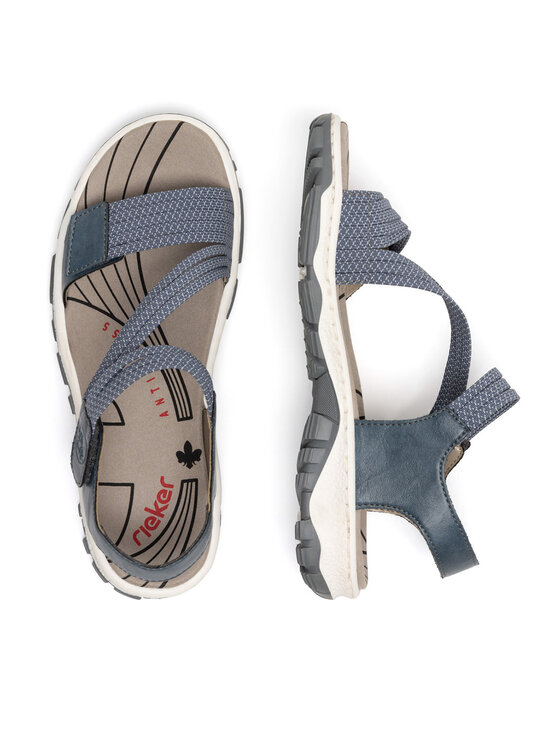Rieker Sandali Rieker 68871-14 Blu