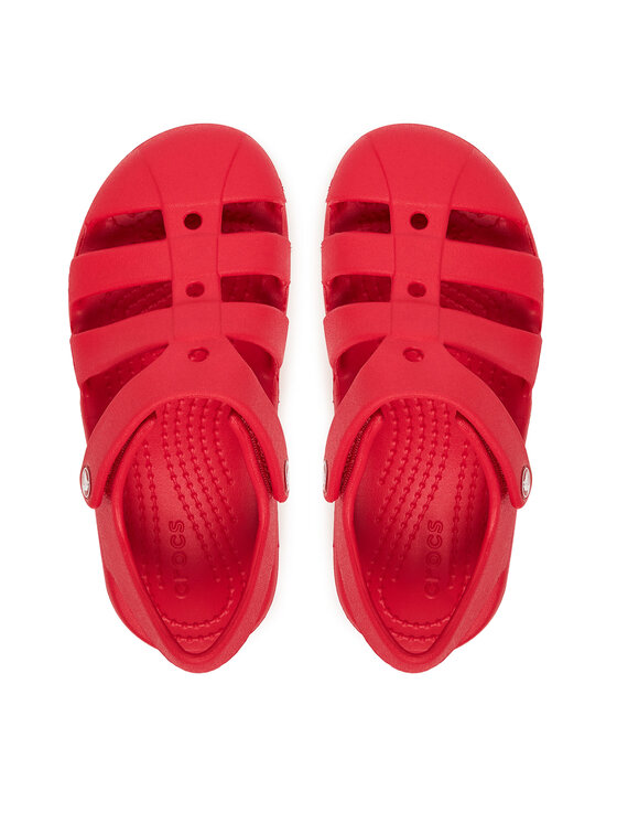 Crocs Босоніжки Crocs Kids' Classic Fisherman Sandal 210625 Червоний