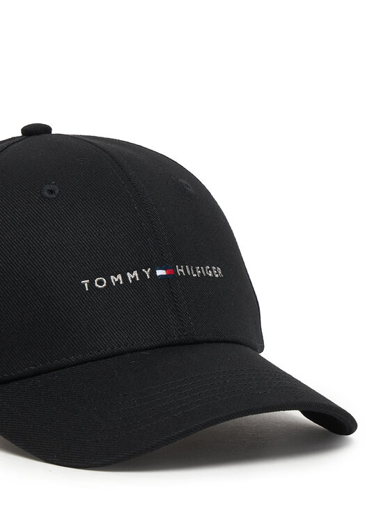 Tommy Hilfiger Czapka z daszkiem Tommy Hilfiger Th Foundation Hct 6 Panel Cap AM0AM14045 Czarny
