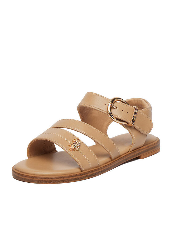 U.S. Polo Assn. Босоніжки U.S. Polo Assn. EO-ADELA002K/6Y1 Бежевий