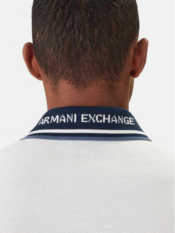 Armani Exchange Armani Exchange Polo XM002350 AF10366 U0009 Blanco Regular Fit