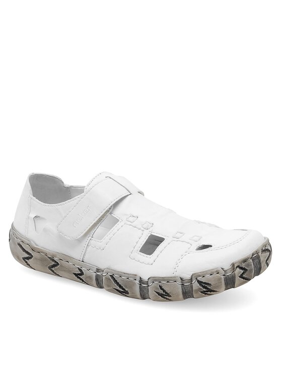 Rieker Polobotky Rieker L0362-80 Bílá