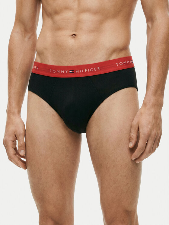 Tommy Hilfiger Tommy Hilfiger Conjunto de slips UM0UM03876 Negro